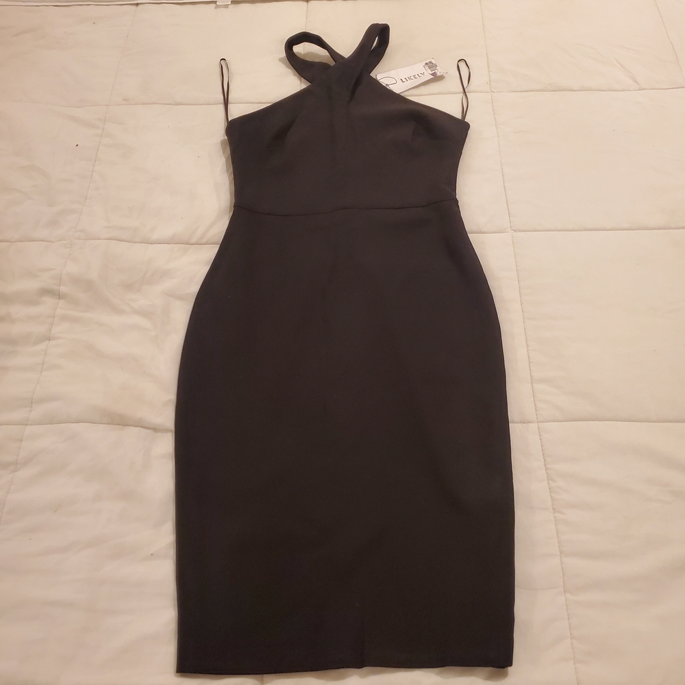 Likely Black Strapless Dress